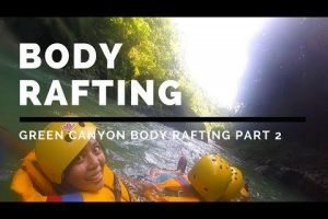 Body rafting en green canyon pangandaran