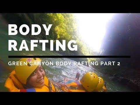 Body rafting en green canyon pangandaran